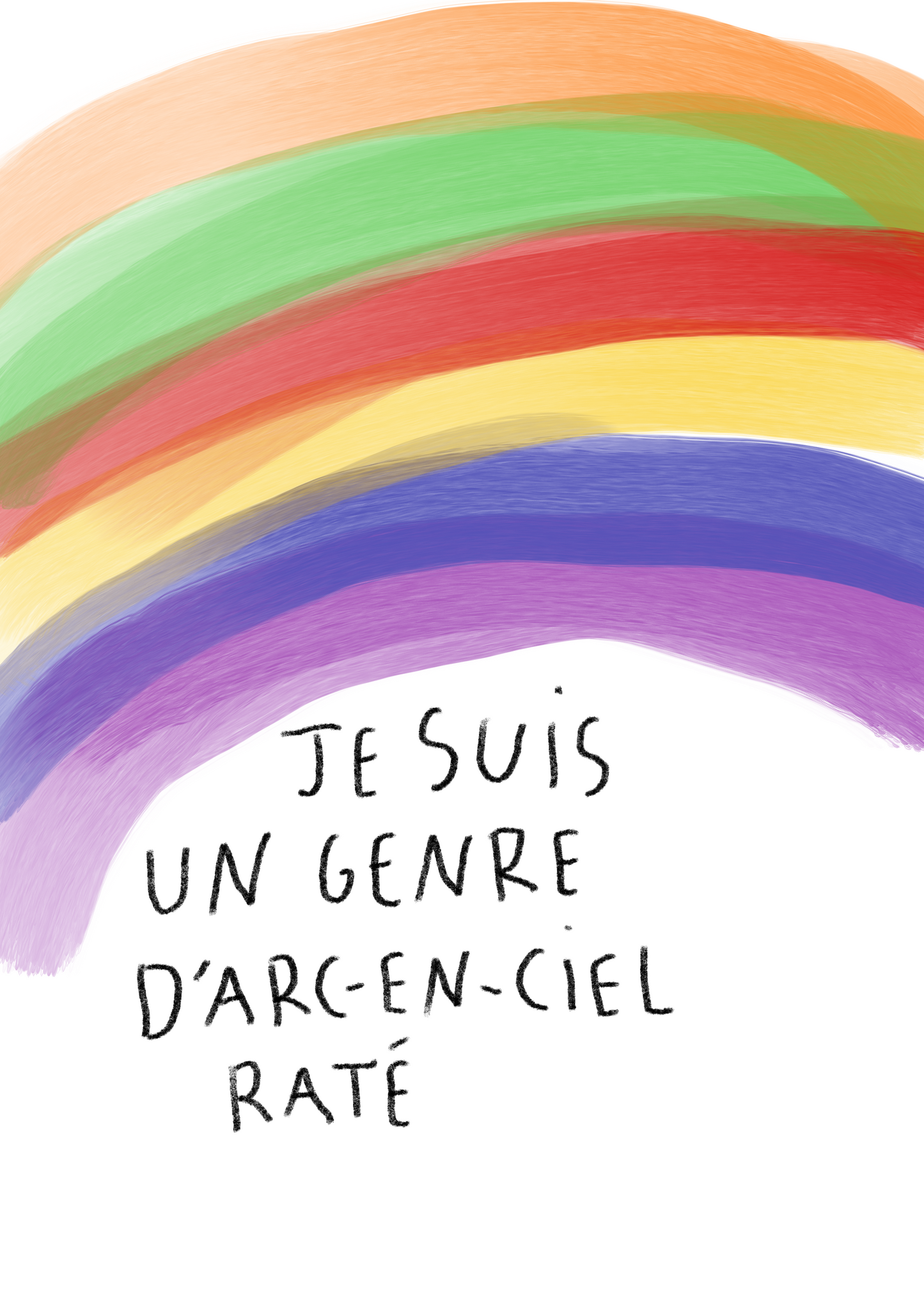 Je suis un arc-en-ciel raté